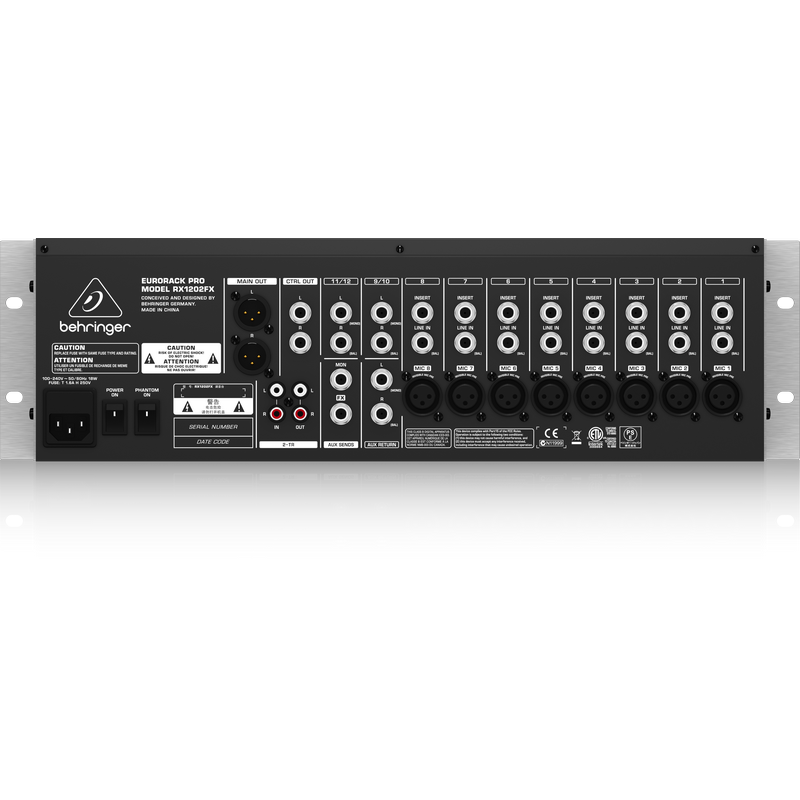百灵达RX1202FX调音台