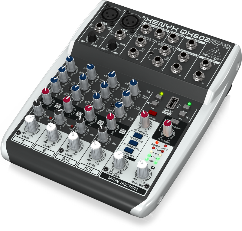 德国百灵达QX602MP3 调音台